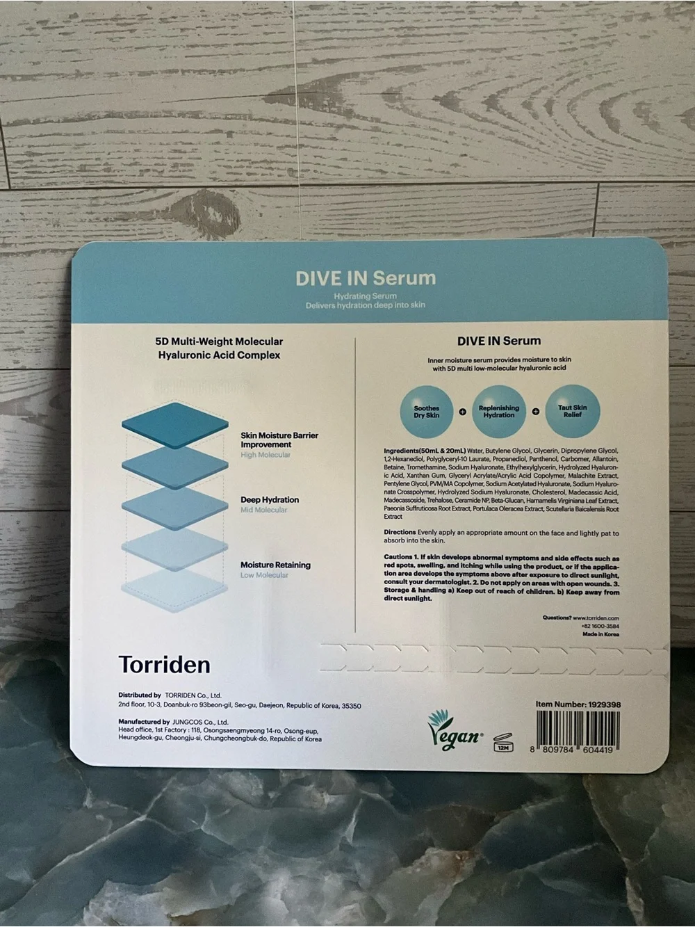 Torriden Dive In Serum dual pack 2028 EXPIRY.